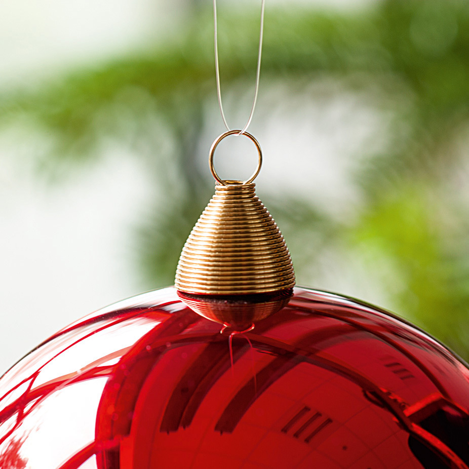 4 Lauschaer Weihnachtskugeln 10 cm - 2 4 Lauschaer Weihnachtskugeln 10 cm - 2