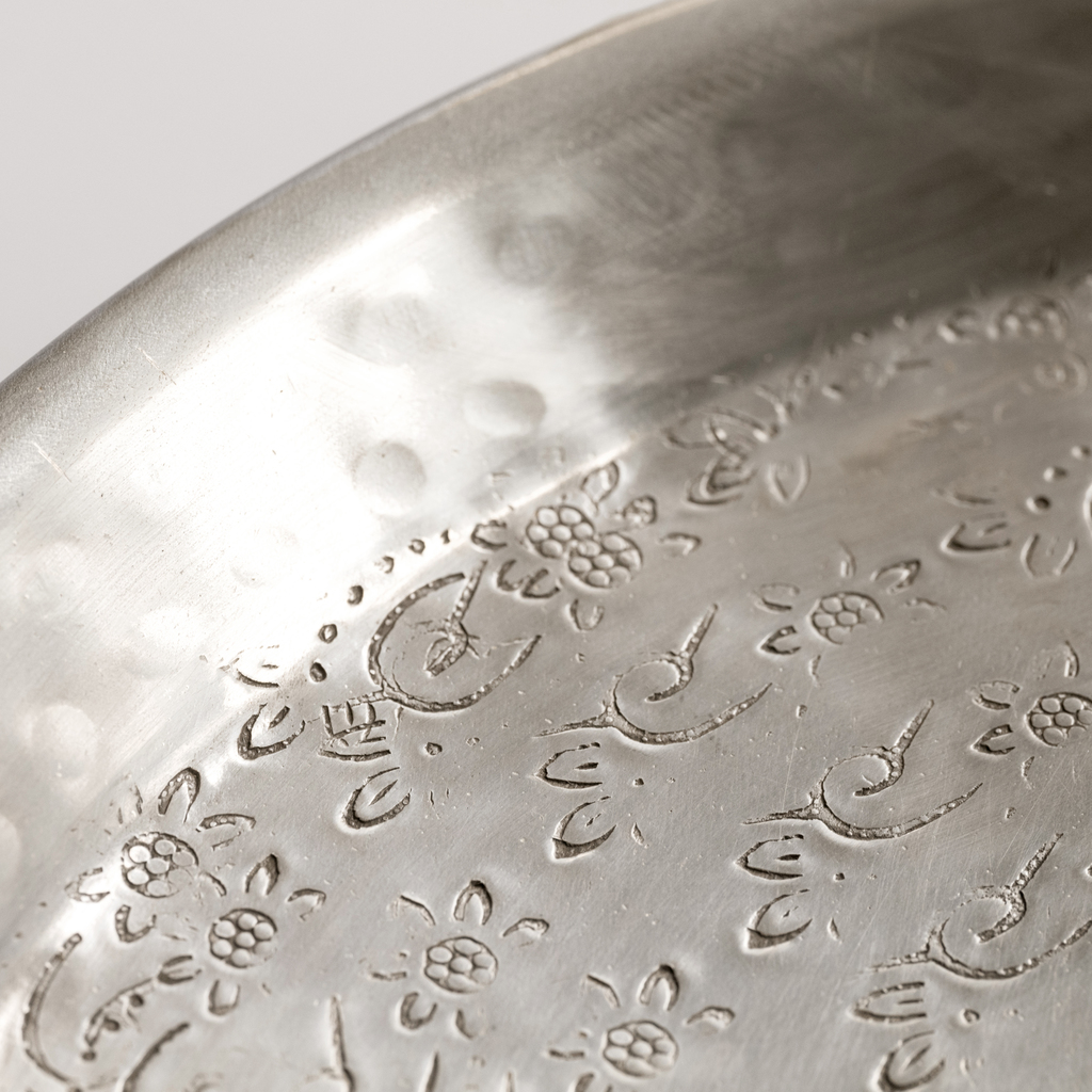 Tablett Heliathus versilbert - 3 Tablett Heliathus versilbert - 3