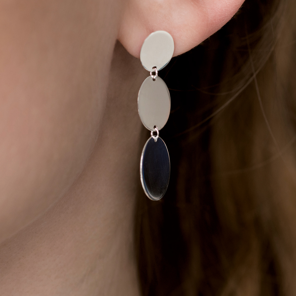 Marjana von Berlepsch Ohrringe Aziza Silber vergoldet - 4 Marjana von Berlepsch Ohrringe Aziza Silber vergoldet - 4