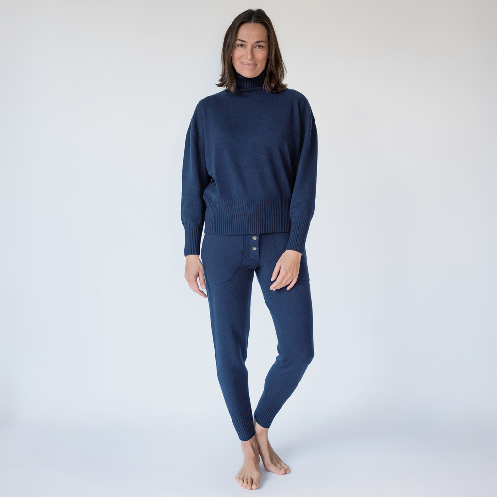 Sunday in Bed X Torquato Merino-Kaschmir-Pullover Midnight S Sunday in Bed X Torquato Merino-Kaschmir-Pullover Midnight S
