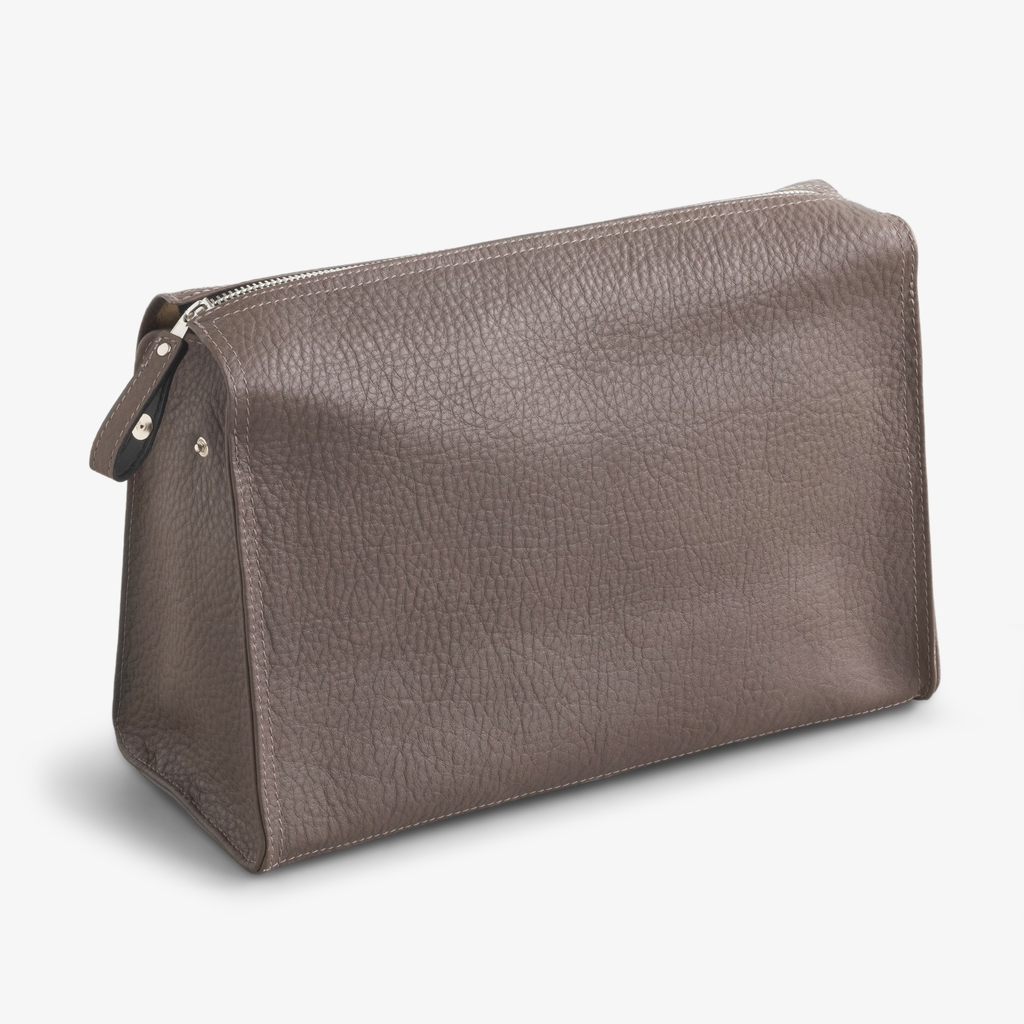 Hammann Kulturtasche Kalbsleder Taupe