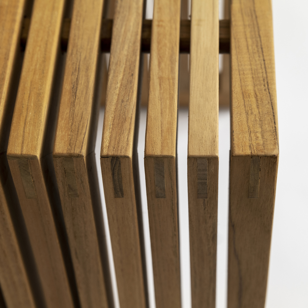 Teakbank Vinklet - 5 Teakbank Vinklet - 5