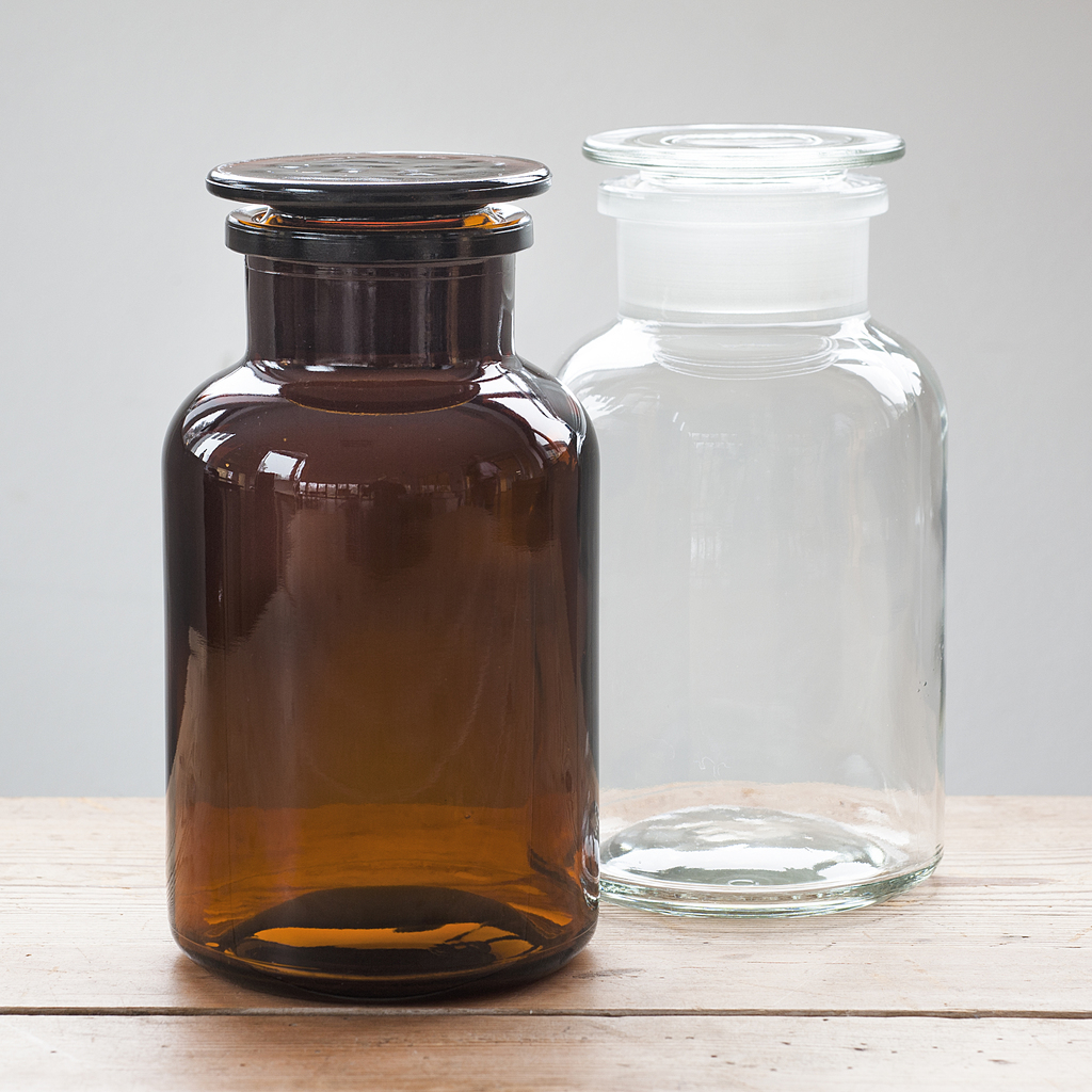 Apothekerflasche Klarglas 1 l Apothekerflasche Klarglas 1 l
