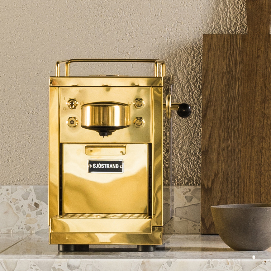 Sjöstrand Espressomaschine Brass - 4