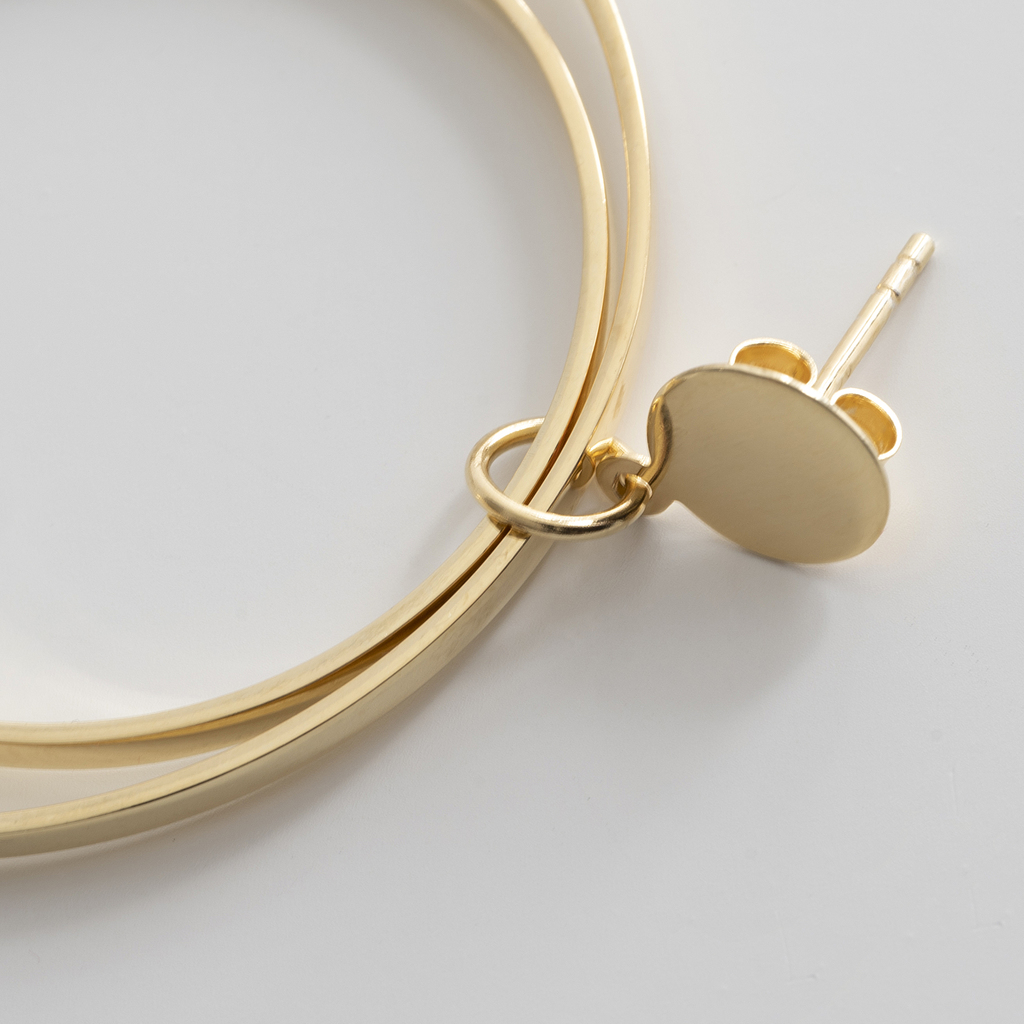 Marjana von Berlepsch Ohrringe Dian Silber vergoldet - 3 Marjana von Berlepsch Ohrringe Dian Silber vergoldet - 3