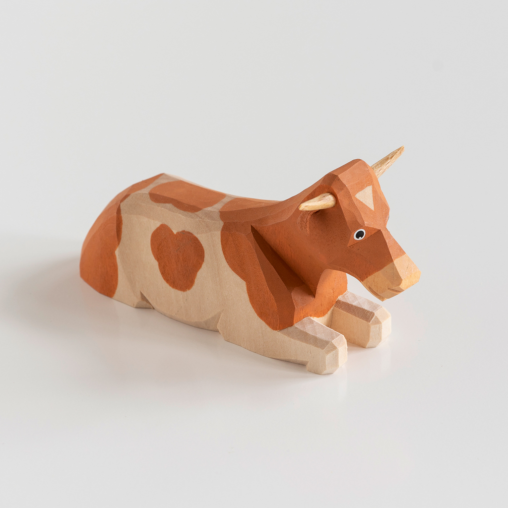 Sievers-Hahn Krippenfigur Ochse liegend Sievers-Hahn Krippenfigur Ochse liegend