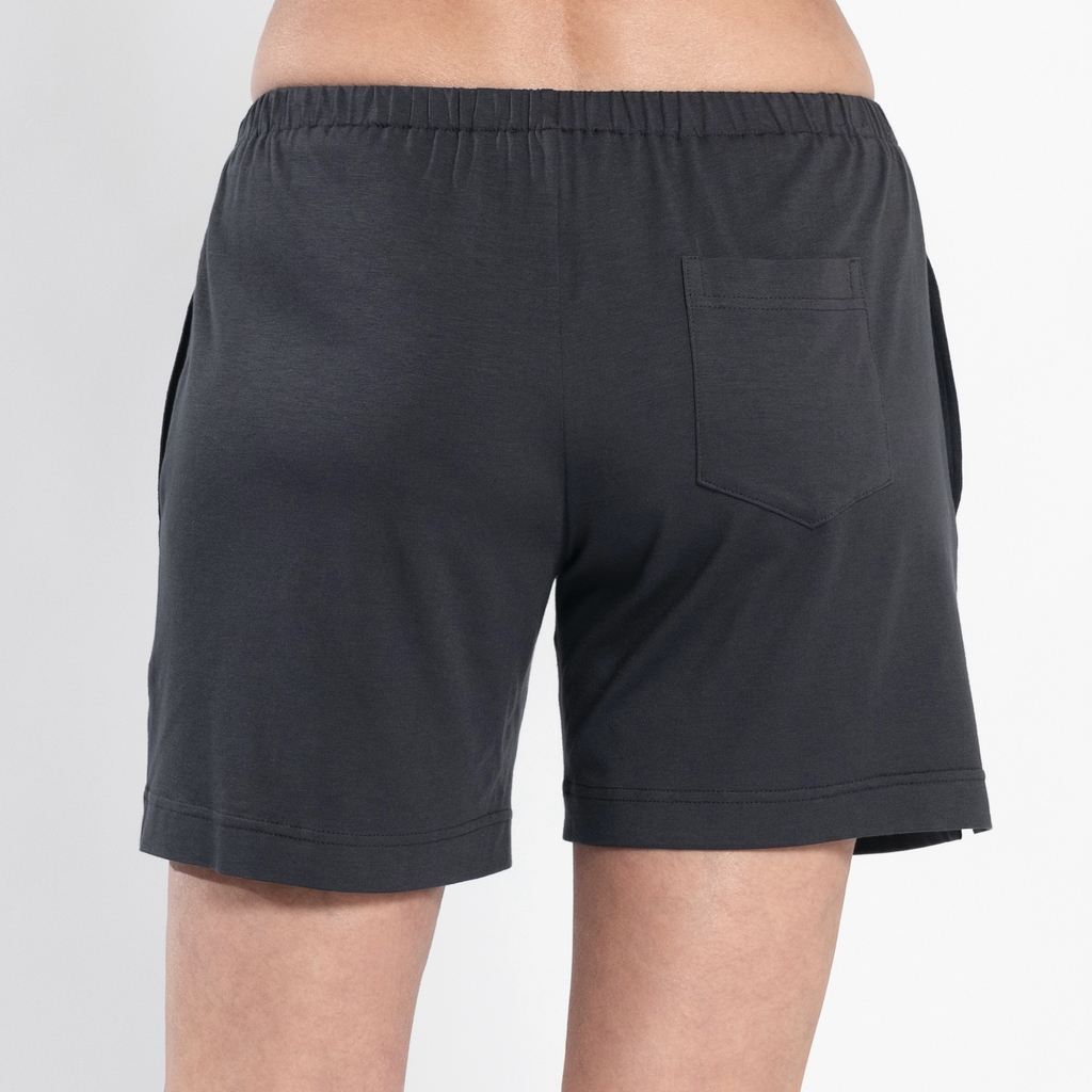 Sunday in Bed X Torquato Pyjamashorts Terry Nearly Black S - 4