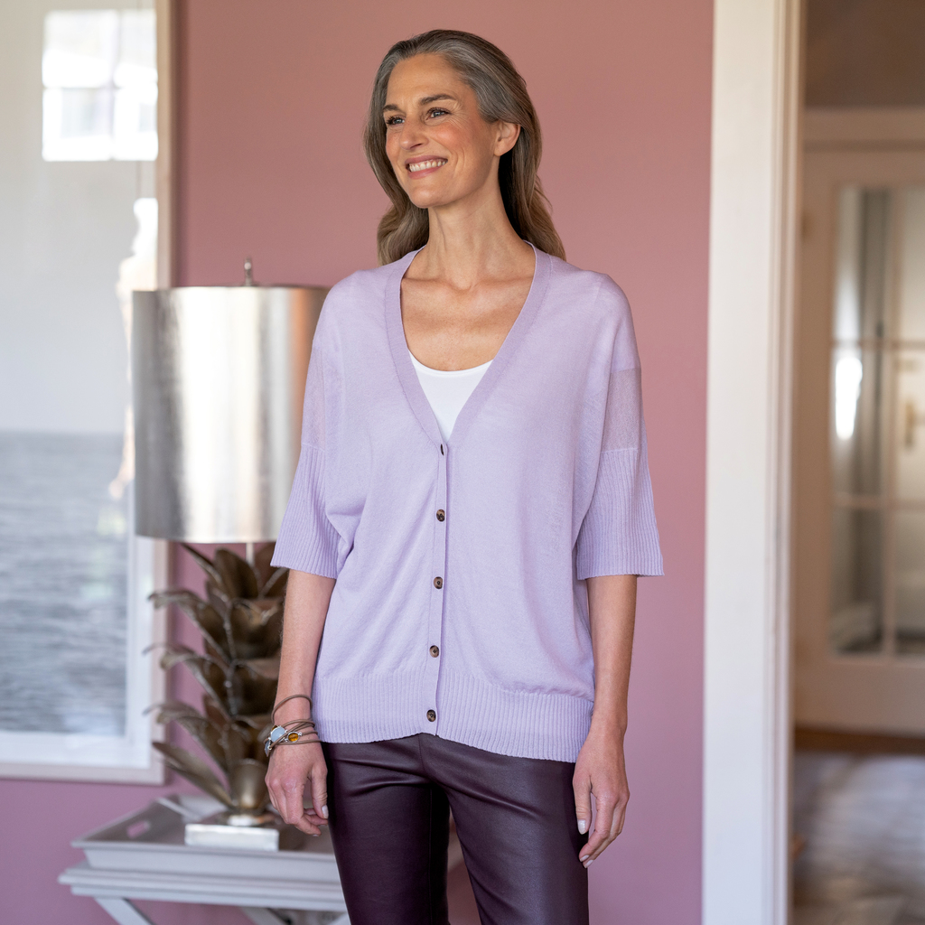 Sunday in Bed X Torquato Cardigan Baby Lavendel S Sunday in Bed X Torquato Cardigan Baby Lavendel S