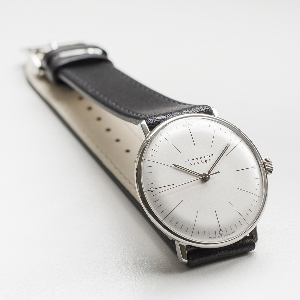 Max Bill Armbanduhr Silber 1962 Max Bill Armbanduhr Silber 1962
