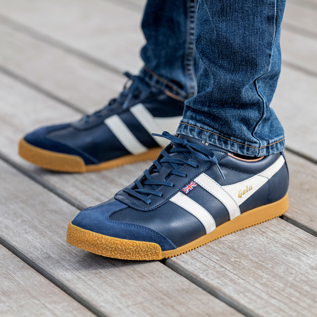 Gola Harrier Elite Herren, Navy / Weiß Gr. 44 - 2