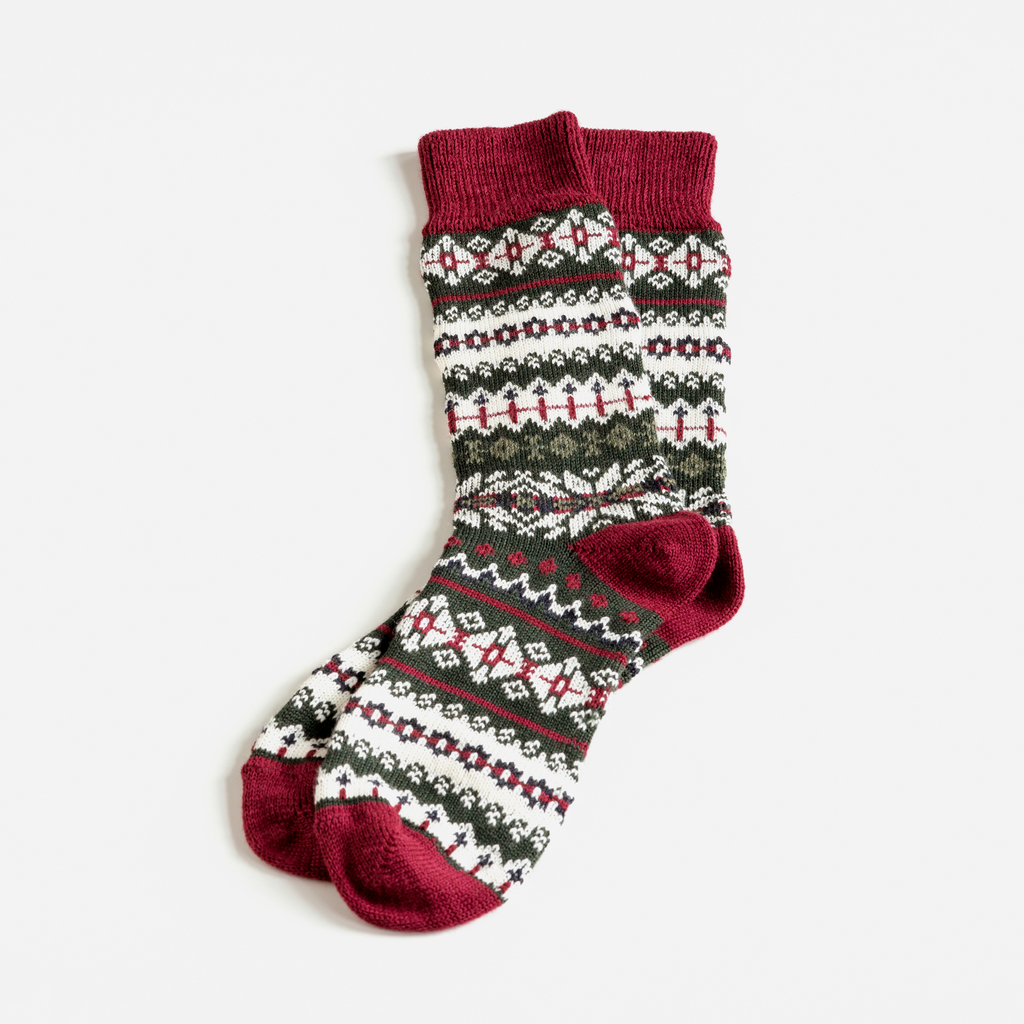 Corgi Socken Fair-Isle-Muster Corgi Socken Fair-Isle-Muster