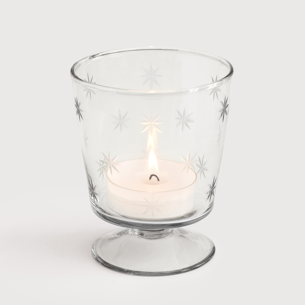Großes Windlicht mit Sternen - 4