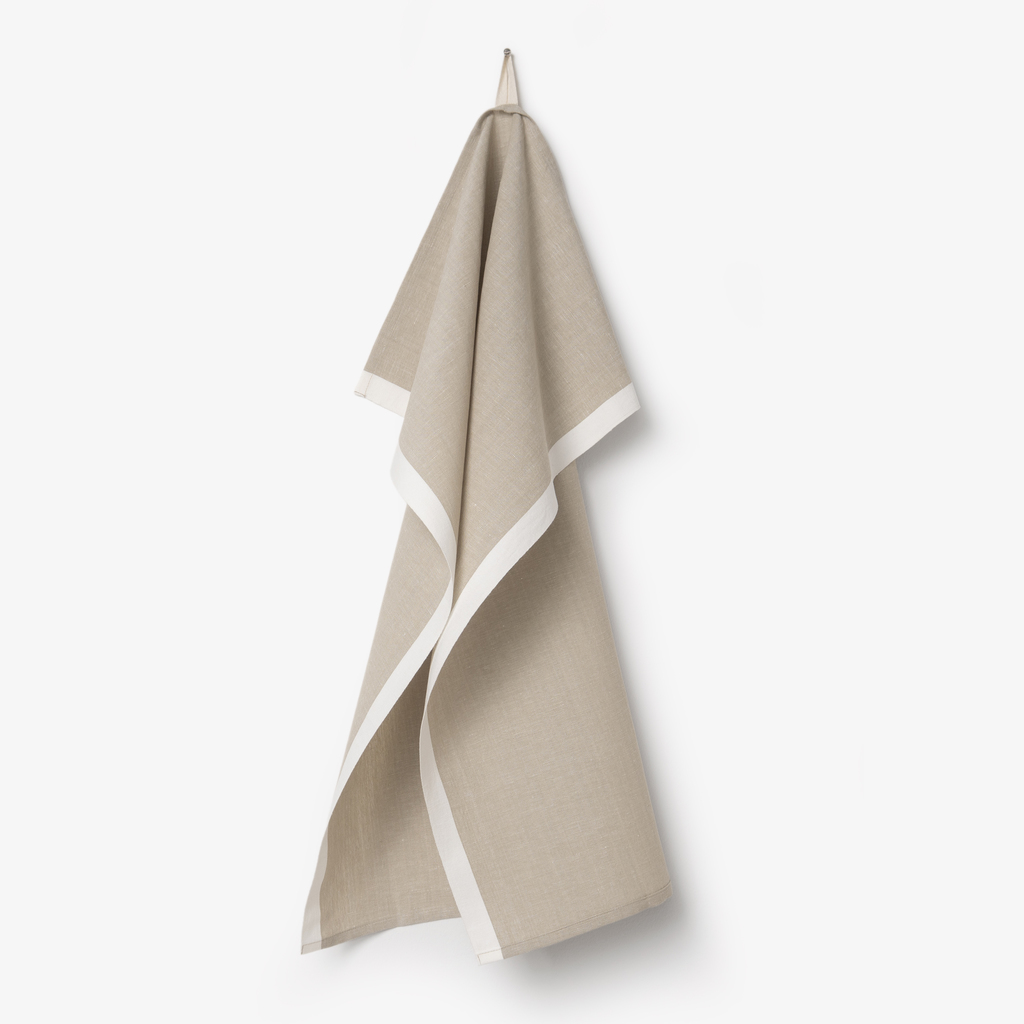 Geschirrtuch Two-Tone Natur/Weiß