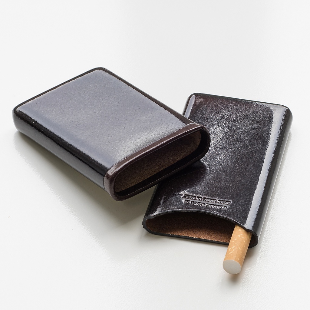 CAF Lederetui für 6 Zigaretten - 2 CAF Lederetui für 6 Zigaretten - 2