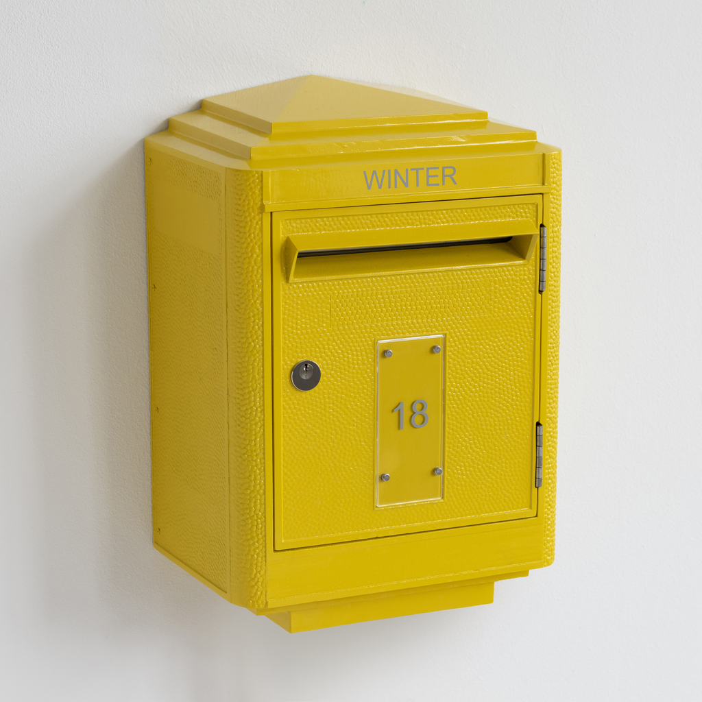 Briefkasten La Boîte Jaune Grand Modèle 1950 Gelb - 2