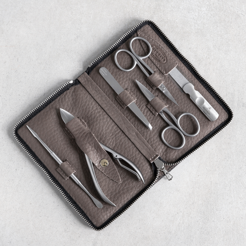 Hammann Maniküre-Etui Taupe groß - 2 Hammann Maniküre-Etui Taupe groß - 2