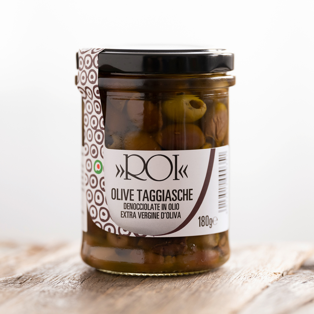 ROI Taggiasca Oliven aus Ligurien ROI Taggiasca Oliven aus Ligurien