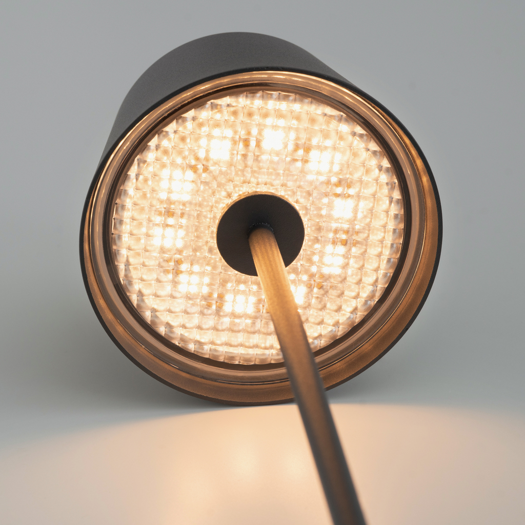 Tischlampe Ferrone Rost 36 cm
