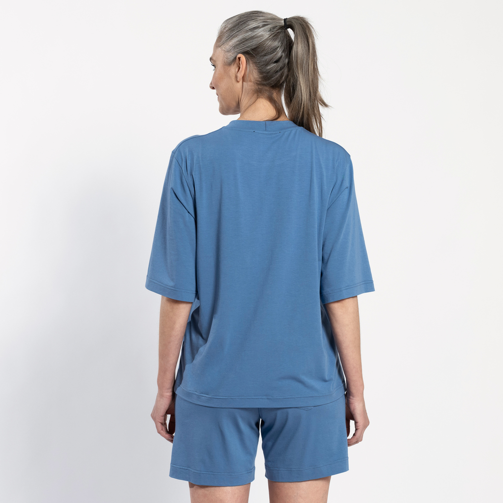 Sunday in Bed X Torquato Shirt Ilona Blau S - 5
