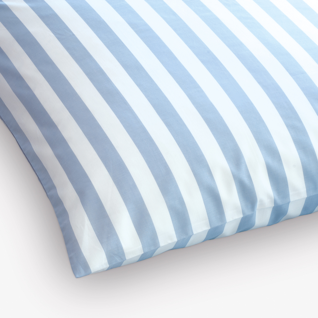 Bettbezug Liselund Blockstreifen Hellblau 155 x 220 cm Bettbezug Liselund Blockstreifen Hellblau 155 x 220 cm