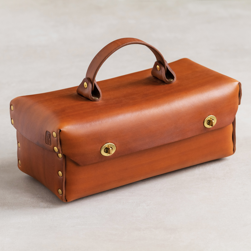 Werkzeug- und Schuhputztasche aus Leder - 3 Werkzeug- und Schuhputztasche aus Leder - 3