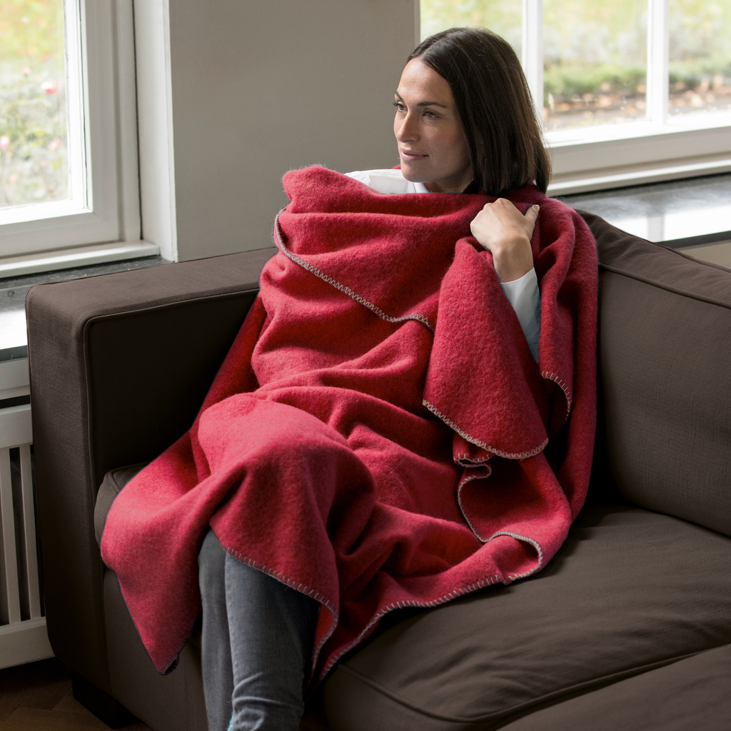 Steiner Wolldecke Preiselbeer - 2 Steiner Wolldecke Preiselbeer - 2