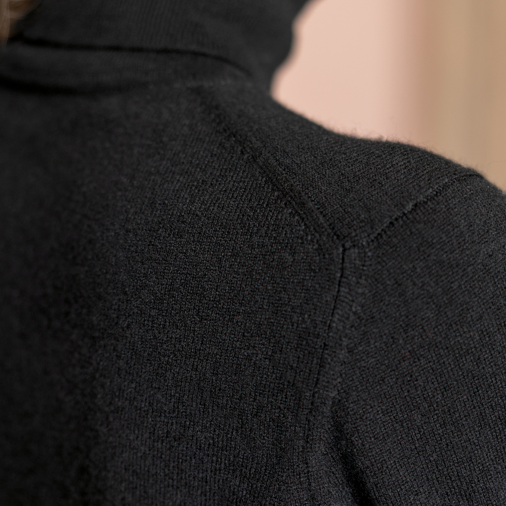 William Lockie X Torquato Rollkragen Kaschmir Black L - 4 William Lockie X Torquato Rollkragen Kaschmir Black L - 4