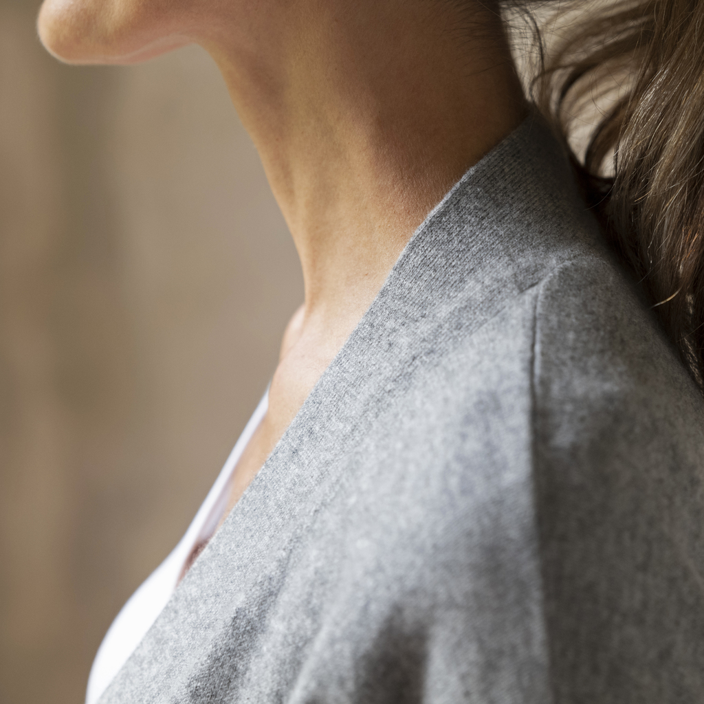 Sunday in Bed X Torquato Merino-Kaschmir-Mantel Grau M - 5