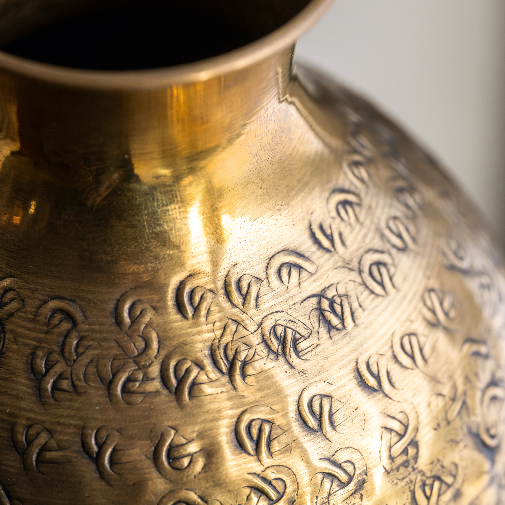 Messingvase Nod - 3 Messingvase Nod - 3