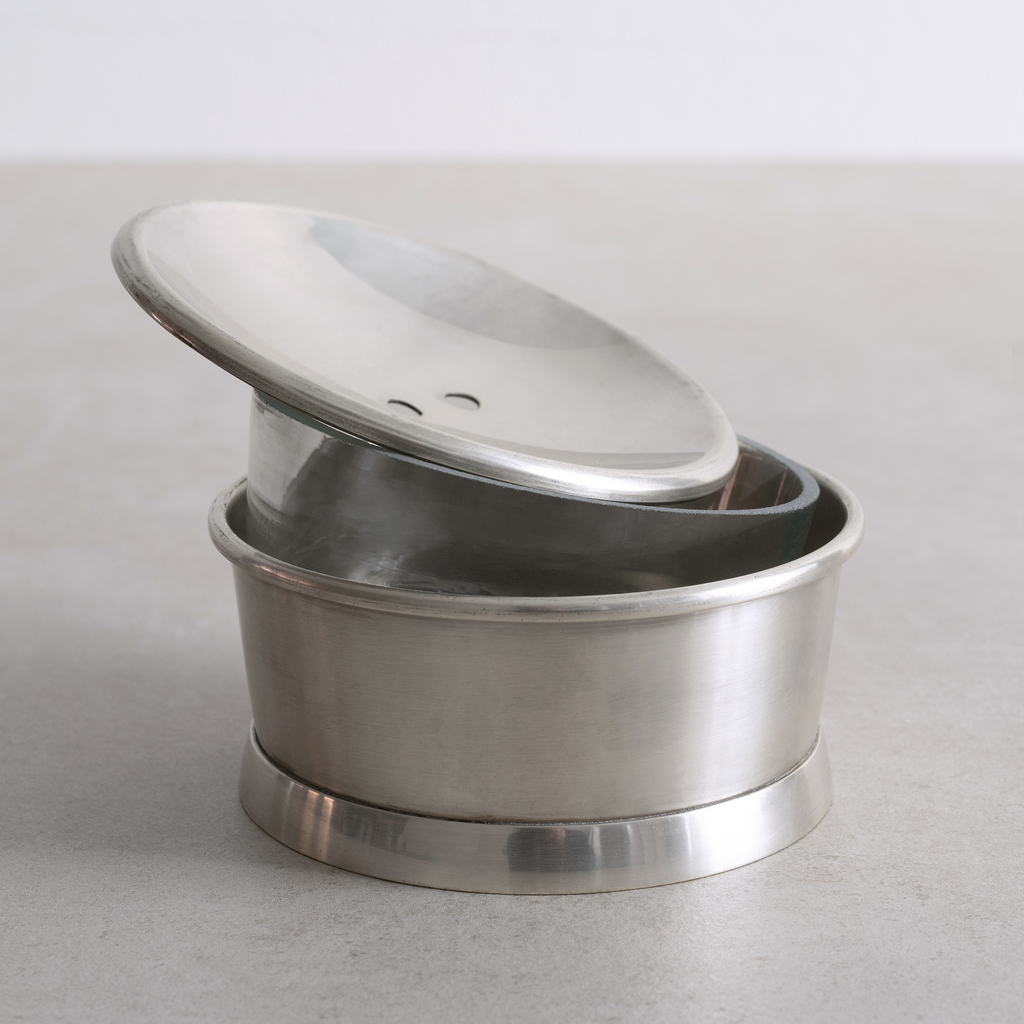 Seifenschale mit Glaseinsatz Edwardian - 2 Seifenschale mit Glaseinsatz Edwardian - 2