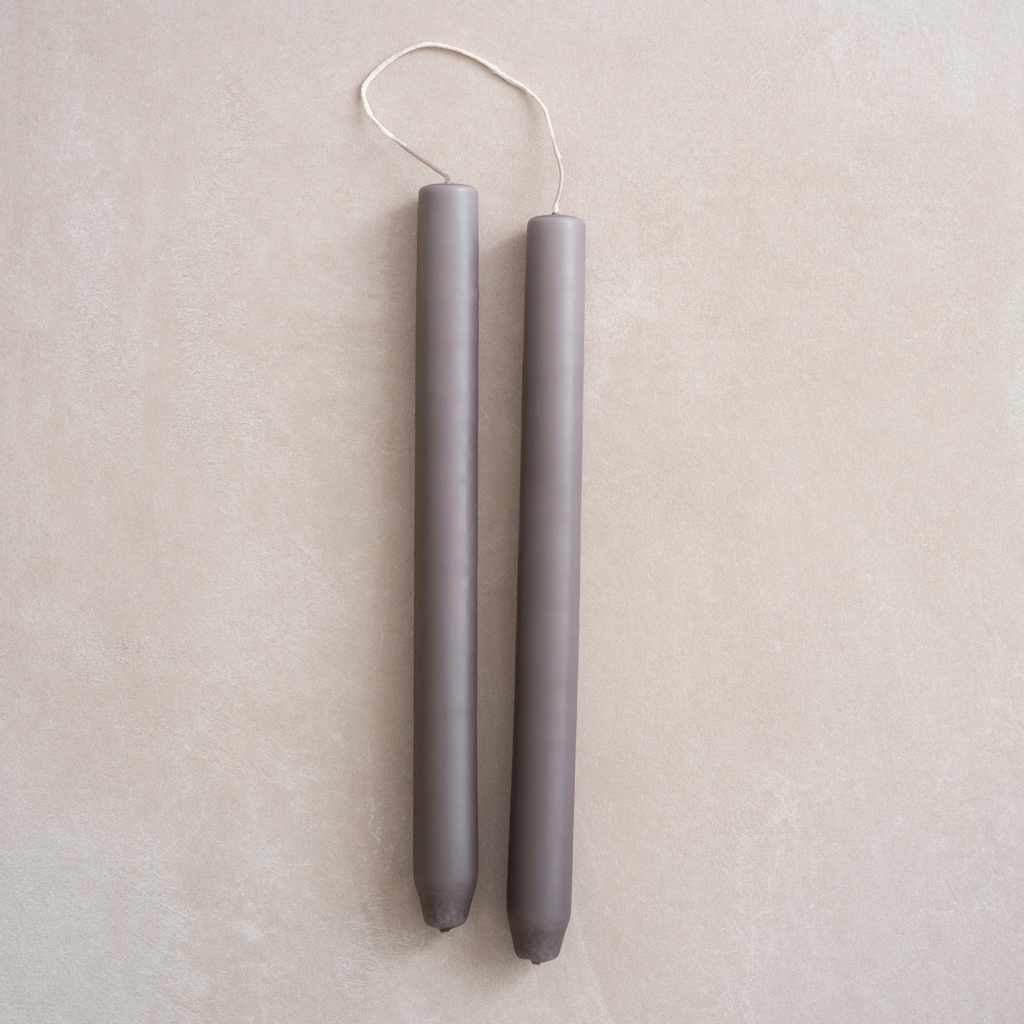 4 Ester & Erik zylindrische Kerzen Dark Zinc Grey