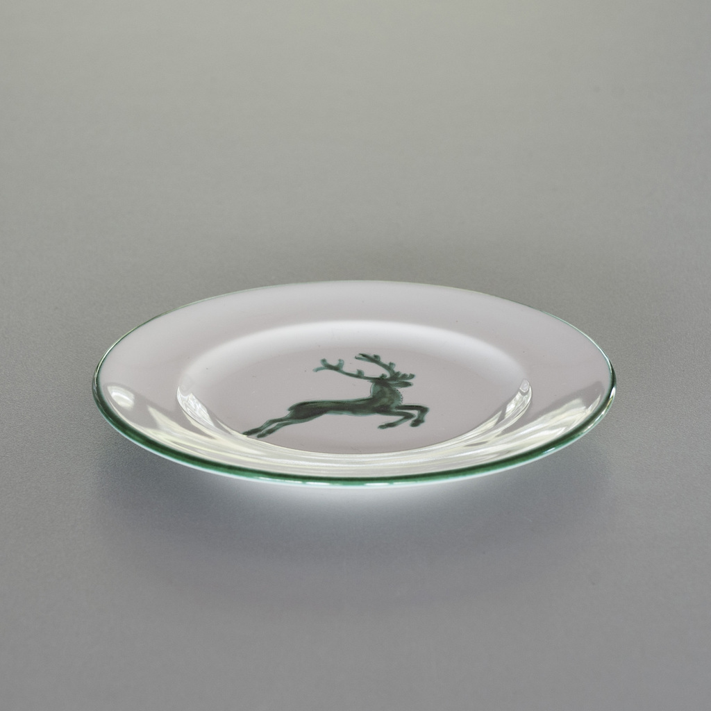Grüner Hirsch Teller 18 cm Grüner Hirsch Teller 18 cm