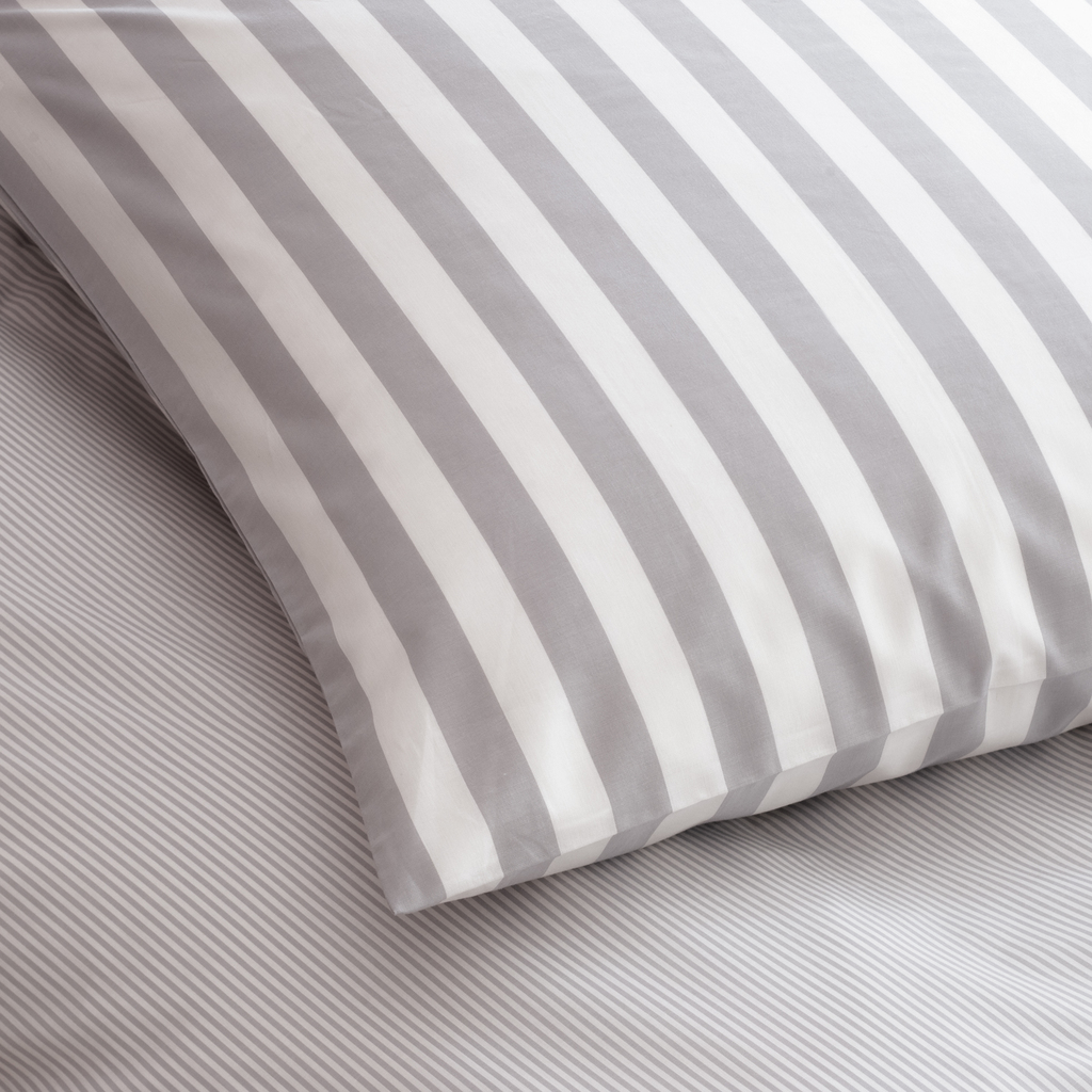Kissenbezug Liselund Blockstreifen Beige 40 x 40 cm