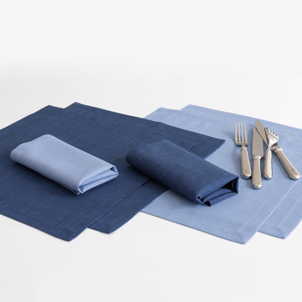 Serviette mit Fleckschutz Blue Stone - 2