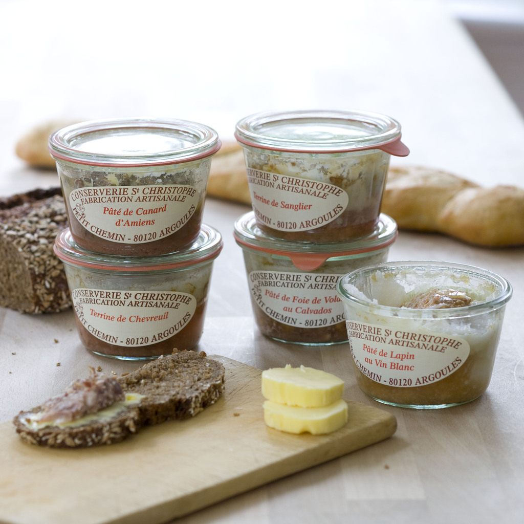 St Christophe Leberpastete mit Calvados St Christophe Leberpastete mit Calvados