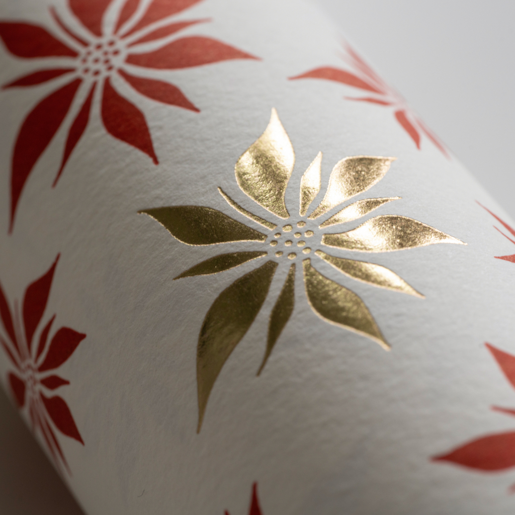 Florentiner Papier Poinsettia 50 x 70 cm - 3
