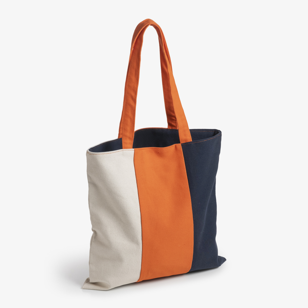 Canvas Tote Bag Tricolore