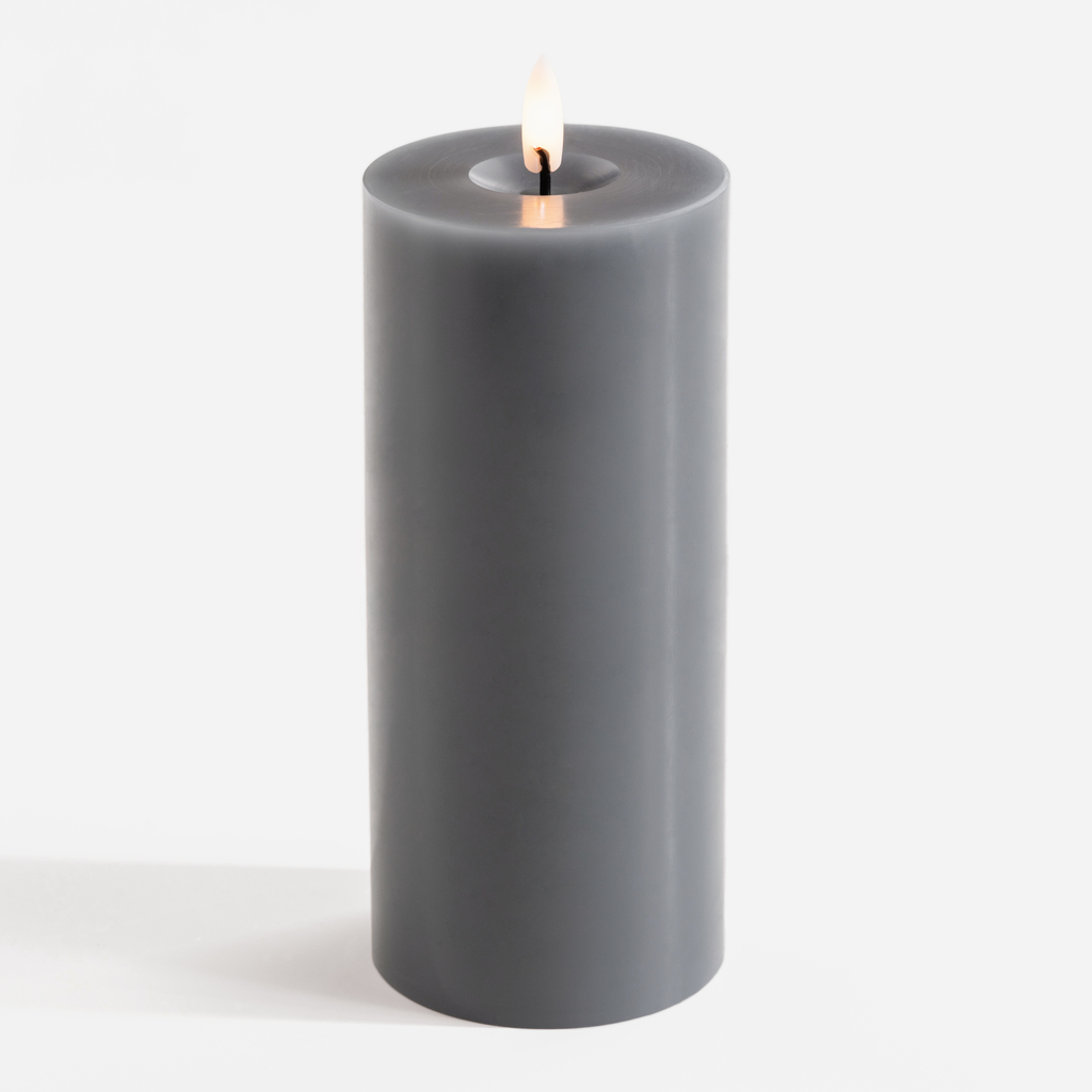 Ester & Erik LED Stumpenkerze Dark Slate 15 cm Ester & Erik LED Stumpenkerze Dark Slate 15 cm