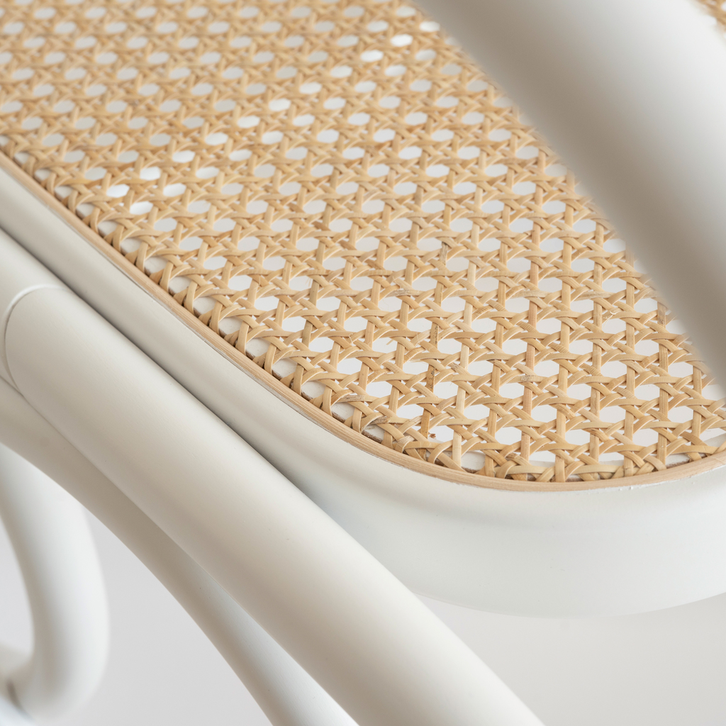 Schaukelstuhl Bugholz weiß - 5 Schaukelstuhl Bugholz weiß - 5