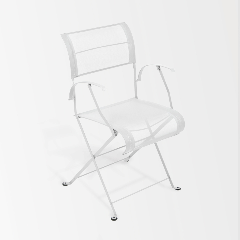 Fermob Klappstuhl Dune Armlehne Weiss Fermob Klappstuhl Dune Armlehne Weiss