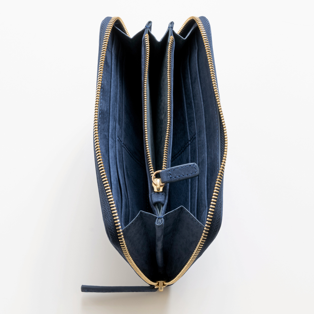 Chi Chi Fan x Torquato Portemonnaie Classic True Blue - 2