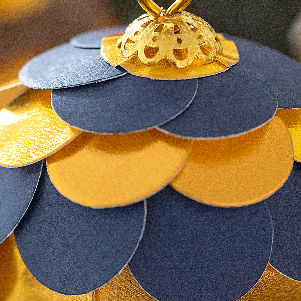 Weihnachtsbaumschmuck Millefeuille (6 Kugeln) - 2 Weihnachtsbaumschmuck Millefeuille (6 Kugeln) - 2