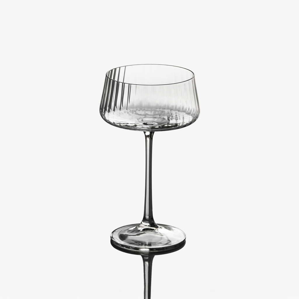 Cocktailgläser Plissee 6er-Set