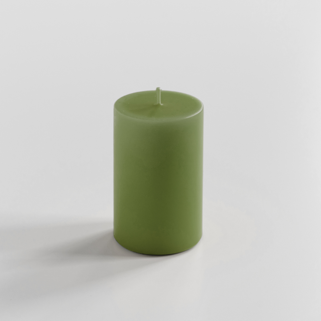 Ester & Erik Stumpenkerze 10 cm Ø 7 cm Apple Green