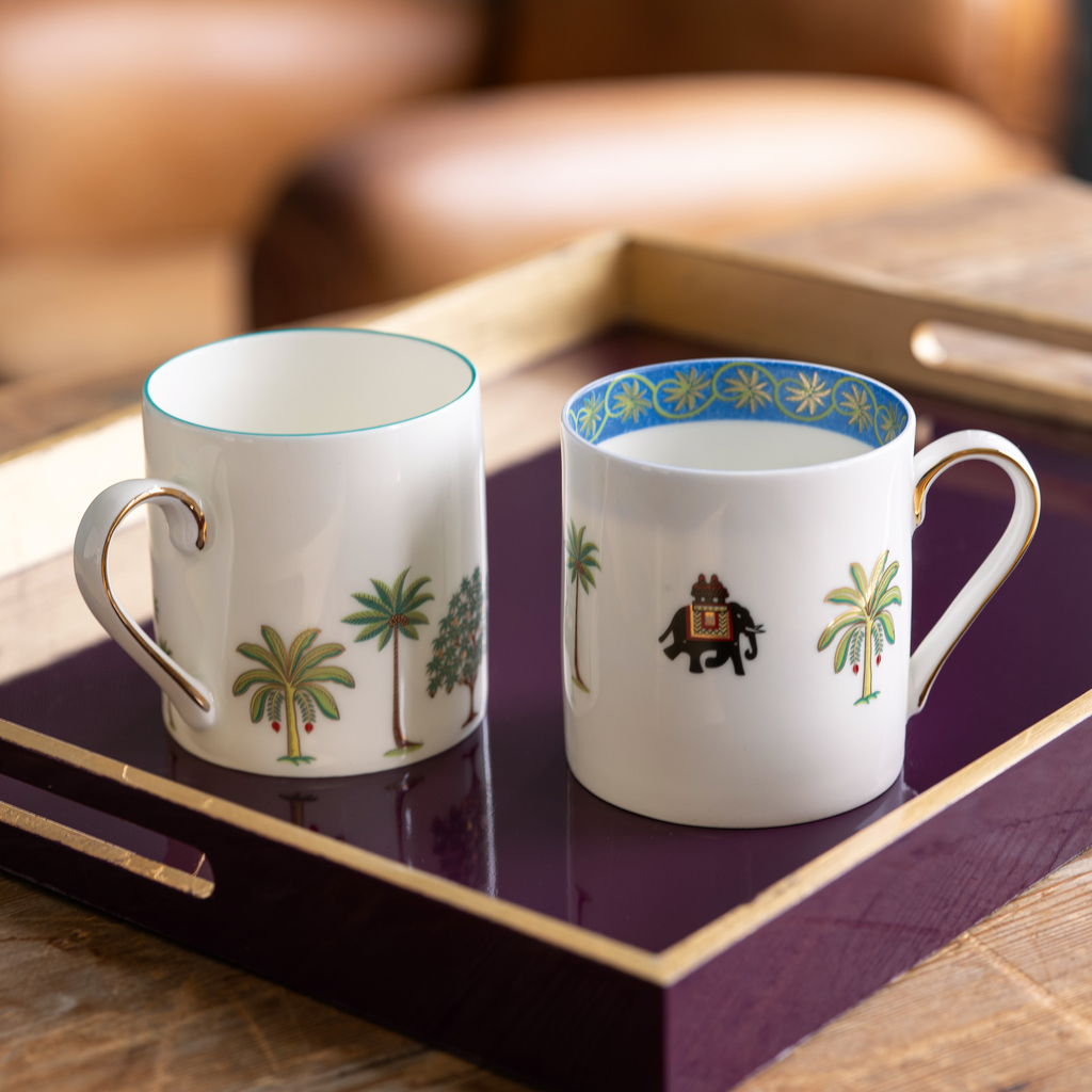 Good Earth Becher Periyar Palm 2er-Set - 2