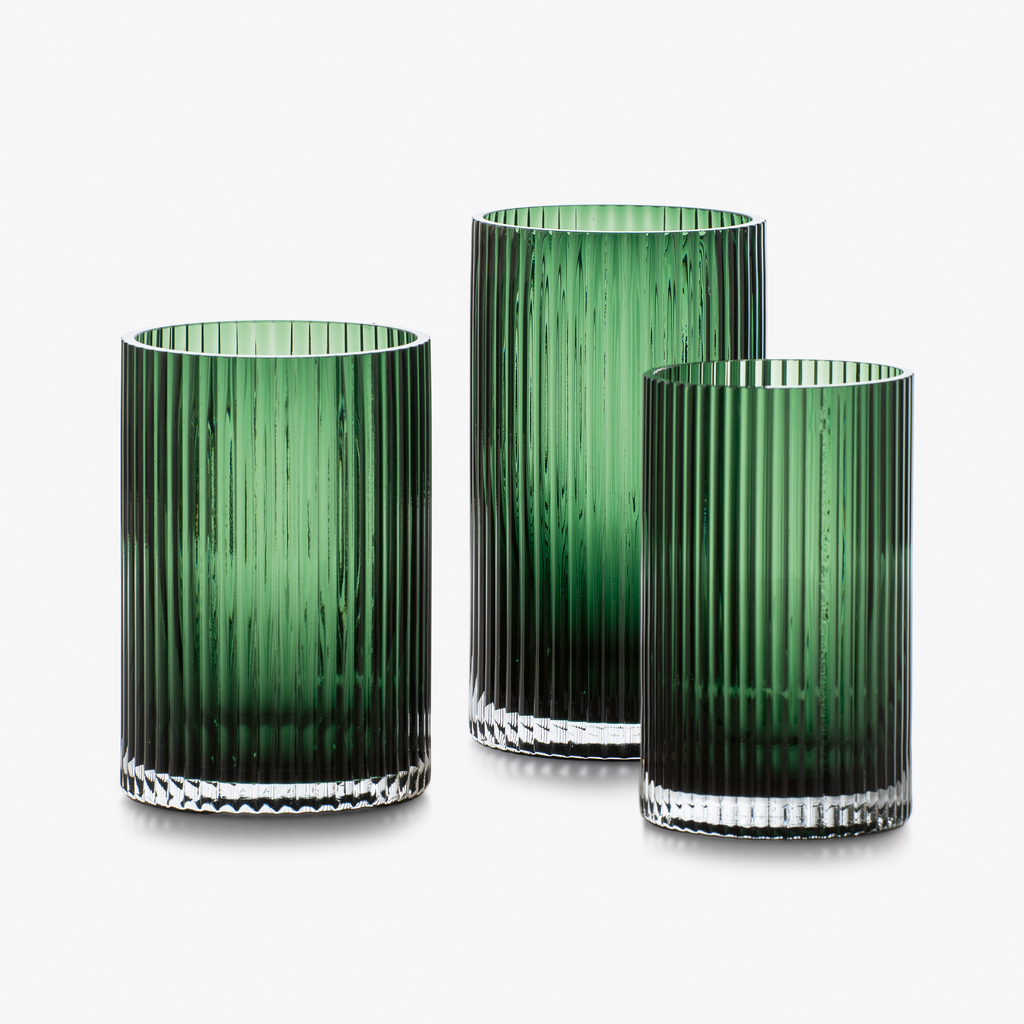 Vase Cannella 20 cm Flaschengrün