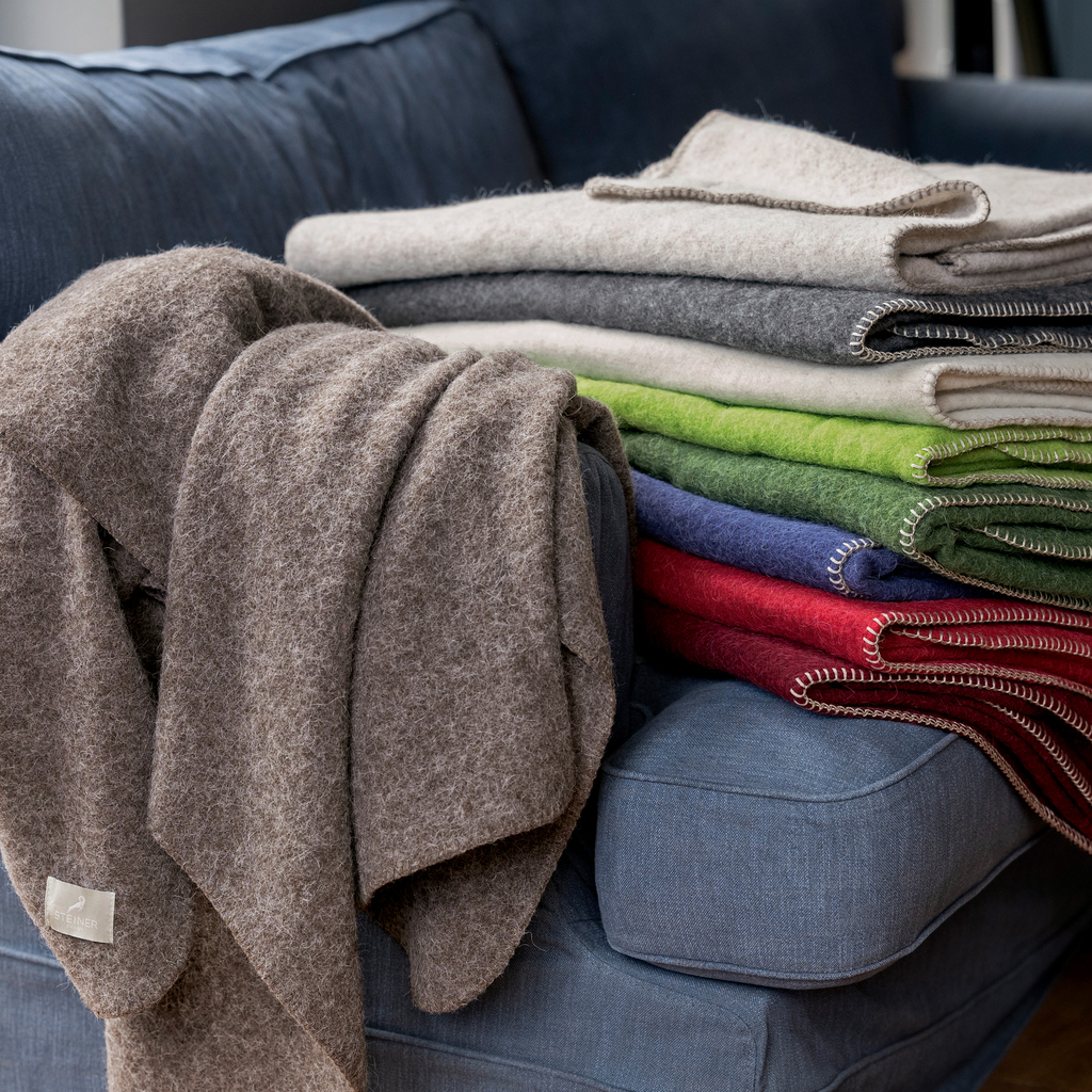 Steiner Wolldecke Graphit - 2 Steiner Wolldecke Graphit - 2