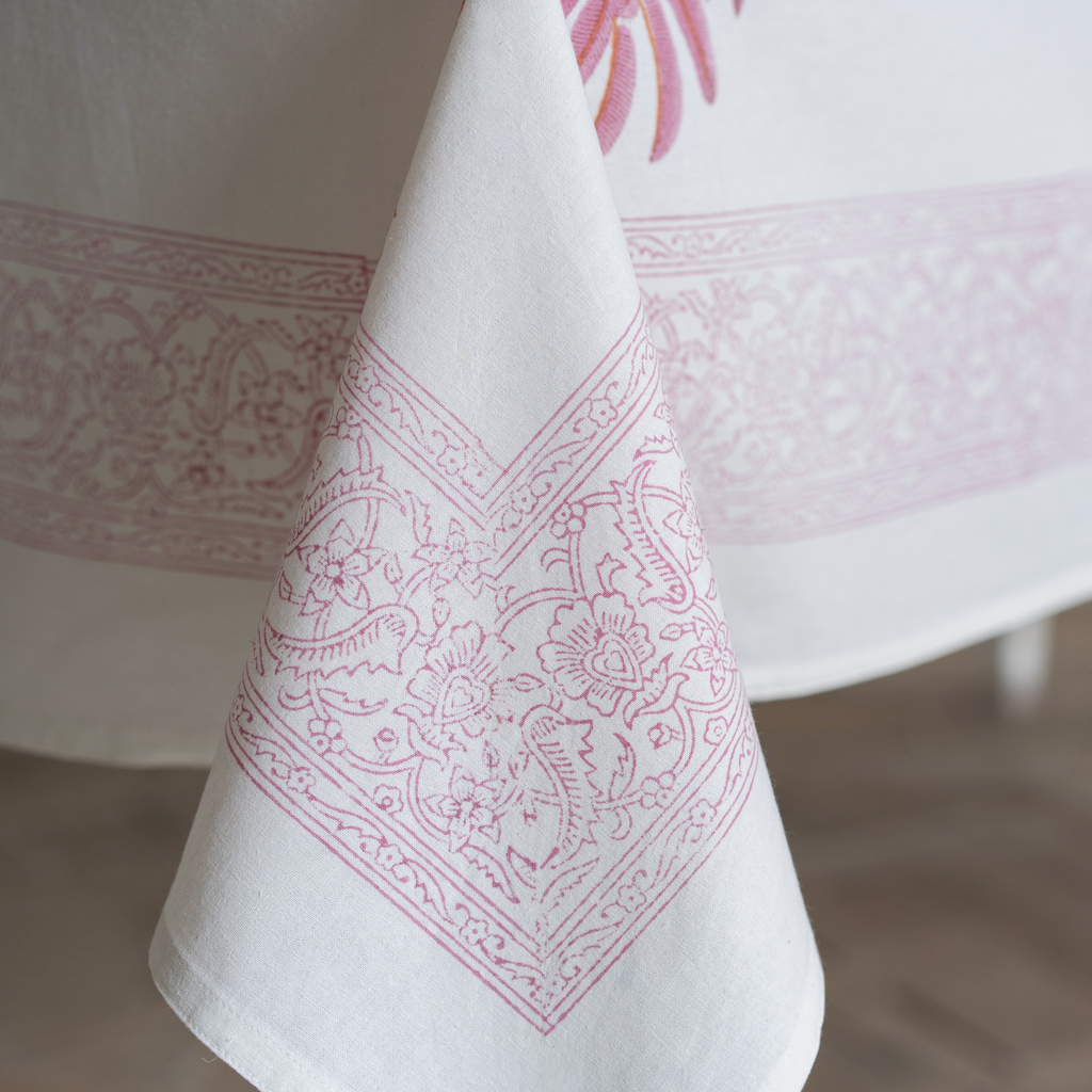 Tischdecke Pinke Palmen