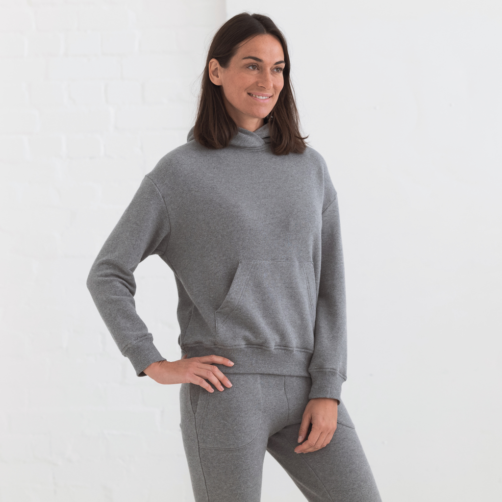 Sunday in Bed X Torquato Hoodie Wanda Grau Melange M Sunday in Bed X Torquato Hoodie Wanda Grau Melange M