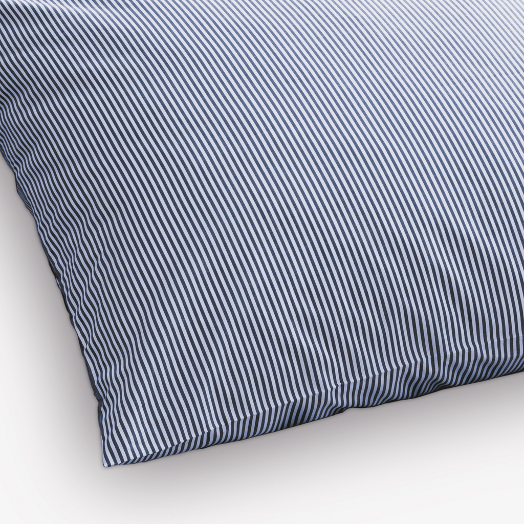 Kissenbezug Liselund Streifen Marine 80 x 80 cm - 2